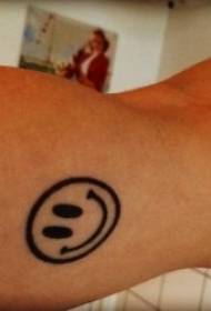 smiley face tattoo simple tattoo very cute smiley tattoo pattern
