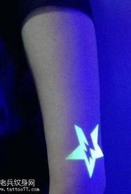 ຮູບແບບ Tattoo Arm Star Thunder