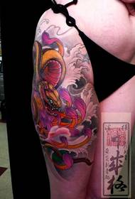 Japanese Huang Yan tattoo works: full back tattoo picture tattoo