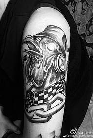 black and white big cock arm tattoo picture