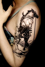 braccia bello tatuu di cavallu
