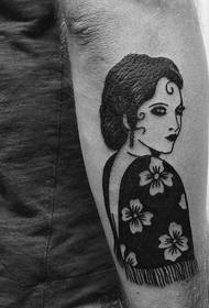 arm on the enchanting beauty tattoo