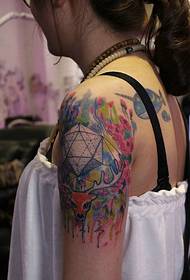 vários tipos de fotos de tatuagem de totem de padrão de braço