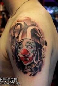 big arm clown tattoo pattern 16548 - sandry vita amin'ny pataloha pataloha modely