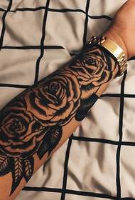 ordered arm three rose tattoo pictures