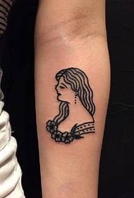рука татуювання жіночого аватара