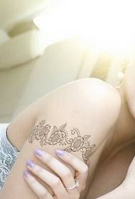 beauty lace arm tattoo picture