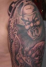 osobnosť dominancie tetovanie na paži zvonček 17966 - Totemové tetovanie One Piece White Beard