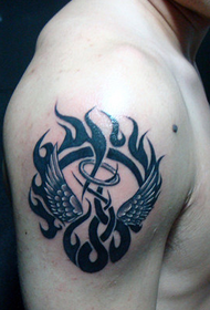 Arm Wing Tattoo Patroon