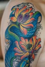 uzorak tetovaža zmija na rukama