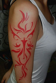 female pretty good-looking arm tattoo