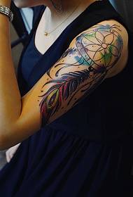 fashion eye-catching totem tattoo tattoo