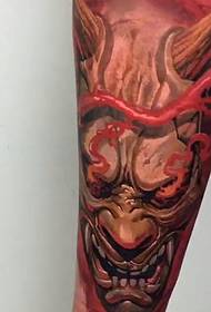 patró de tatuatge de braç vermell ull flash