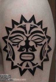 arm tribe totem sun tattoo pattern