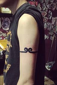 simple personality modernist arm tattoo tattoo