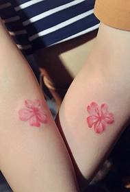 wrist small fresh flower tattoo tattoo beautiful fashion