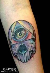 Naoružajte uzorak tetovaže Božjih očiju