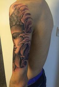 arm Buddha tattoo tattoo ບຸກຄະລັກສະນະແບບຄລາສສິກ