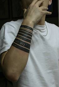 super best fashion arm tattoo na larawan