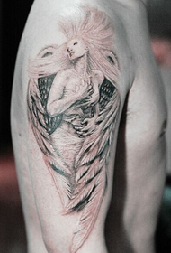 ръка красив ангел татуировка