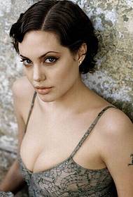 sexy actress Angelina Jolie's tattoo
