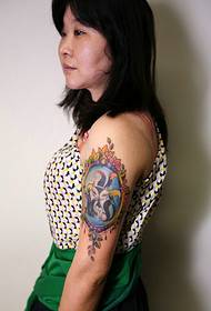 dames arm frame slinger tattoo foto's Persoonlijkheid mode