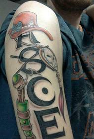 pur și simplu impecabil braț cu totem tatuaj