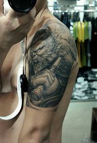 cool rameno Sun Wukong tetovanie