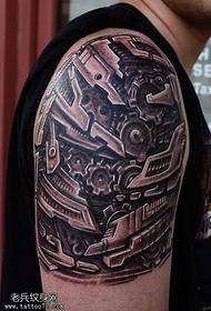 arm robot tatoveringsarm mønster