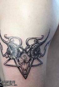 arm antelope tattoo pattern