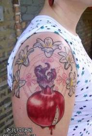 Arm Obst Tattoo-Muster