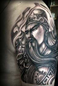 pola panangan Guan Gong tattoo