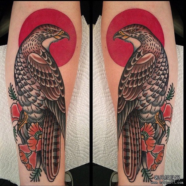 Tattoo - Eagle Sun, Simone Diamond, Coast Salish | Native Northwest
